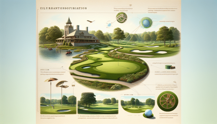 Modernised Bryanston Golf Club with sustainable landscaping and advanced irrigation, blending traditional charm with strategic gameplay.