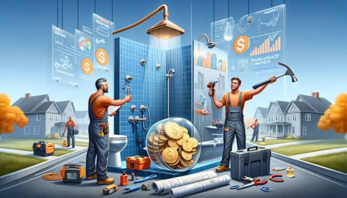 A reliable shower repair service in Squamish showcasing experienced technicians, high-quality tools, transparent pricing, and emergency services.